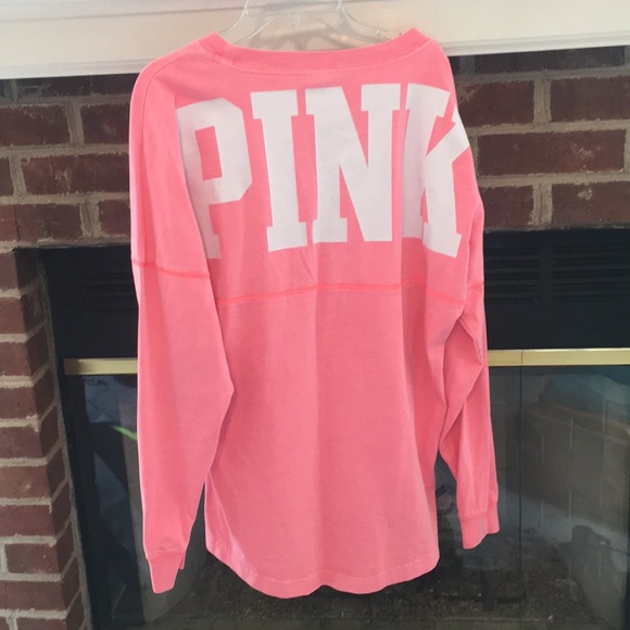 PINK Victoria's Secret Tops - Pink long sleeved tee